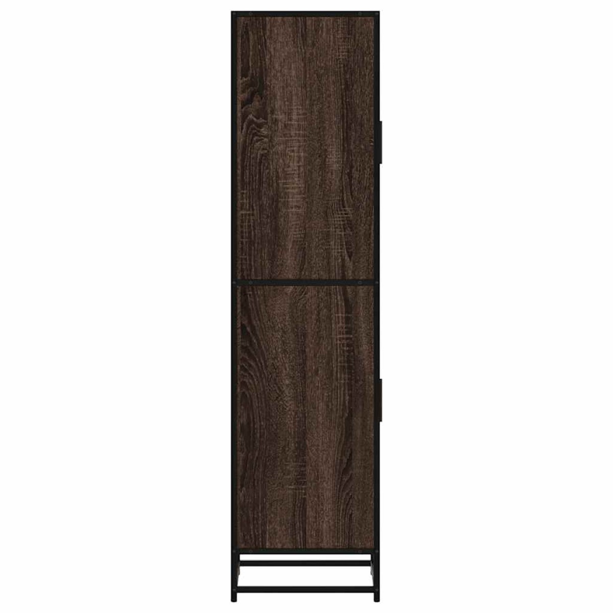 vidaXL Highboard καφέ δρυς Κατασκευασμένο ξύλο και μέταλλο