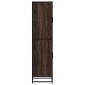 vidaXL Highboard καφέ δρυς Κατασκευασμένο ξύλο και μέταλλο
