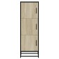 vidaXL Highboard Δρυς sonoma 35,5x35x106,5 cm Κατασκευασμένο ξύλο