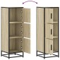 vidaXL Highboard Δρυς sonoma 35,5x35x106,5 cm Κατασκευασμένο ξύλο