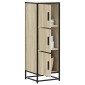 vidaXL Highboard Δρυς sonoma 35,5x35x106,5 cm Κατασκευασμένο ξύλο