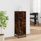 vidaXL Highboard Καπνιστή δρυς 35,5x35x106,5 cm Κατασκευασμένο ξύλο