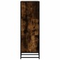 vidaXL Highboard Καπνιστή δρυς 35,5x35x106,5 cm Κατασκευασμένο ξύλο