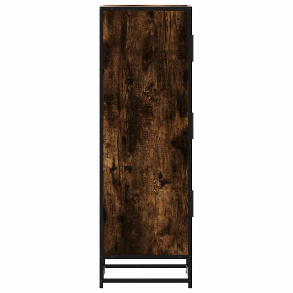 vidaXL Highboard Καπνιστή δρυς 35,5x35x106,5 cm Κατασκευασμένο ξύλο