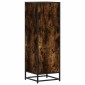 vidaXL Highboard Καπνιστή δρυς 35,5x35x106,5 cm Κατασκευασμένο ξύλο