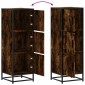 vidaXL Highboard Καπνιστή δρυς 35,5x35x106,5 cm Κατασκευασμένο ξύλο