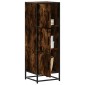 vidaXL Highboard Καπνιστή δρυς 35,5x35x106,5 cm Κατασκευασμένο ξύλο