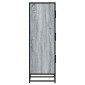 vidaXL Highboard Grey Sonoma Κατασκευασμένο ξύλο και μέταλλο
