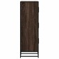 vidaXL Highboard καφέ δρυς Κατασκευασμένο ξύλο και μέταλλο