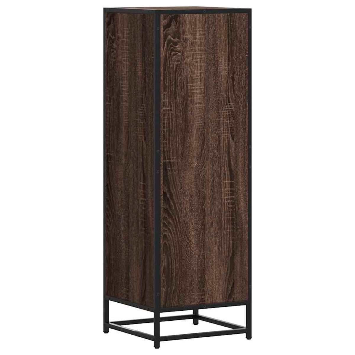 vidaXL Highboard καφέ δρυς Κατασκευασμένο ξύλο και μέταλλο