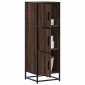 vidaXL Highboard καφέ δρυς Κατασκευασμένο ξύλο και μέταλλο