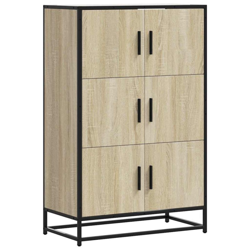 vidaXL Ντουλάπι Δρυς sonoma 68x35x106,5 cm Επεξεργασμένο Ξύλο μέταλλο