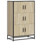 vidaXL Ντουλάπι Δρυς sonoma 68x35x106,5 cm Επεξεργασμένο Ξύλο μέταλλο