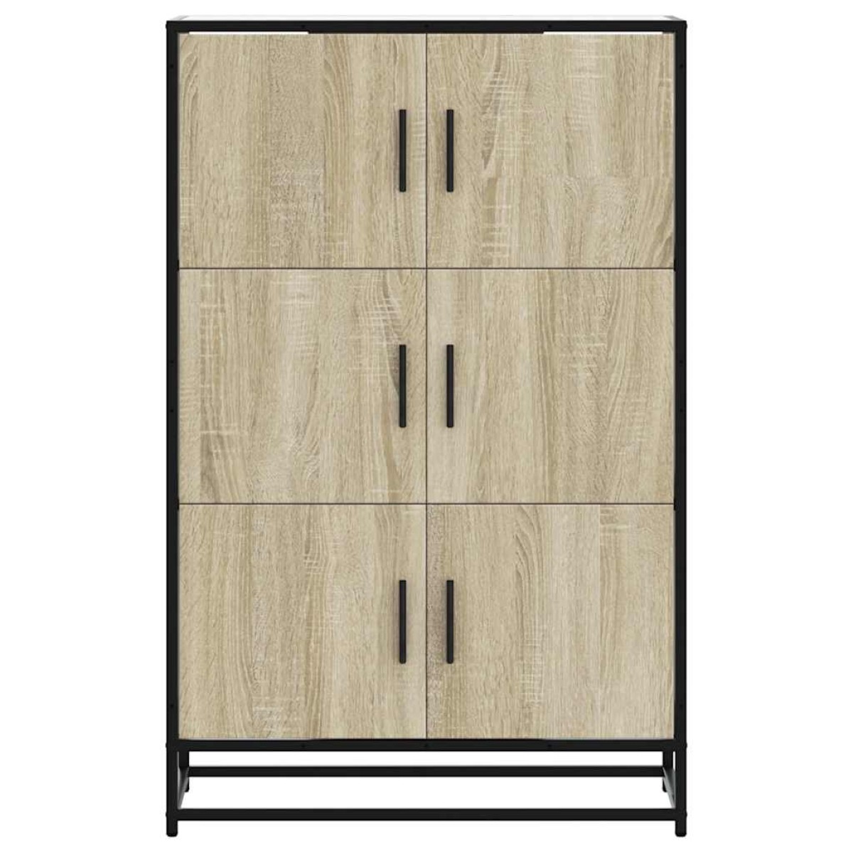 vidaXL Ντουλάπι Δρυς sonoma 68x35x106,5 cm Επεξεργασμένο Ξύλο μέταλλο