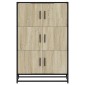 vidaXL Ντουλάπι Δρυς sonoma 68x35x106,5 cm Επεξεργασμένο Ξύλο μέταλλο
