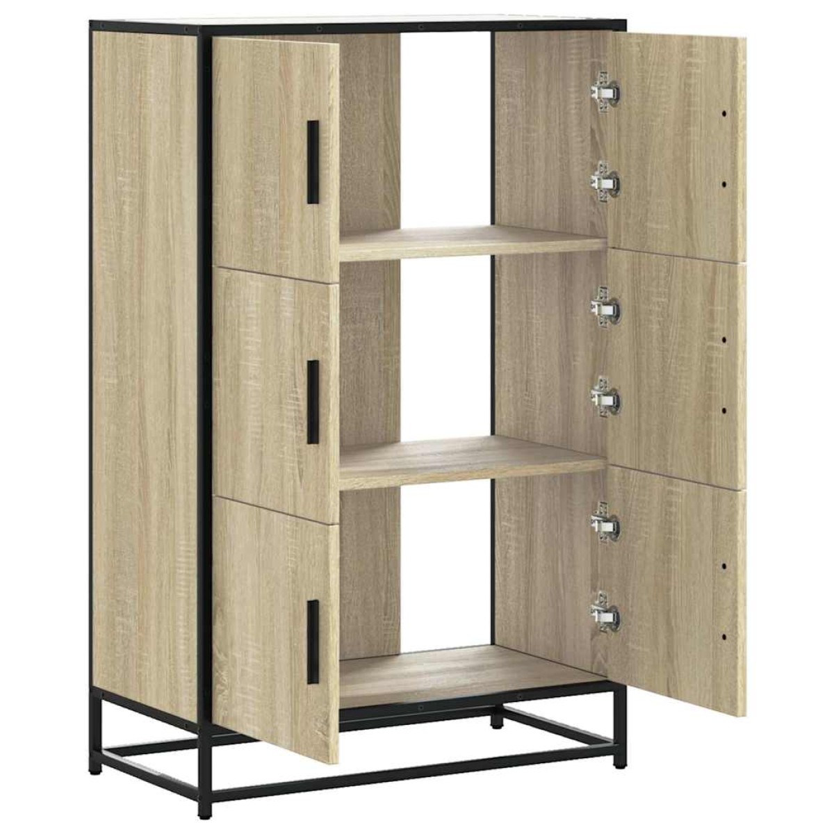 vidaXL Ντουλάπι Δρυς sonoma 68x35x106,5 cm Επεξεργασμένο Ξύλο μέταλλο