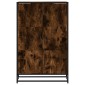 vidaXL Highboard Καπνιστή δρυς 68x35x106,5 cm Κατασκευασμένο ξύλο