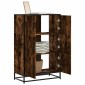 vidaXL Highboard Καπνιστή δρυς 68x35x106,5 cm Κατασκευασμένο ξύλο