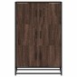 vidaXL Highboard καφέ δρυς Κατασκευασμένο ξύλο και μέταλλο