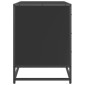 ντουλάπι συρταριών vidaXL Μαύρο 70x41x56 cm Κατασκευασμένο ξύλο