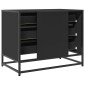 ντουλάπι συρταριών vidaXL Μαύρο 70x41x56 cm Κατασκευασμένο ξύλο