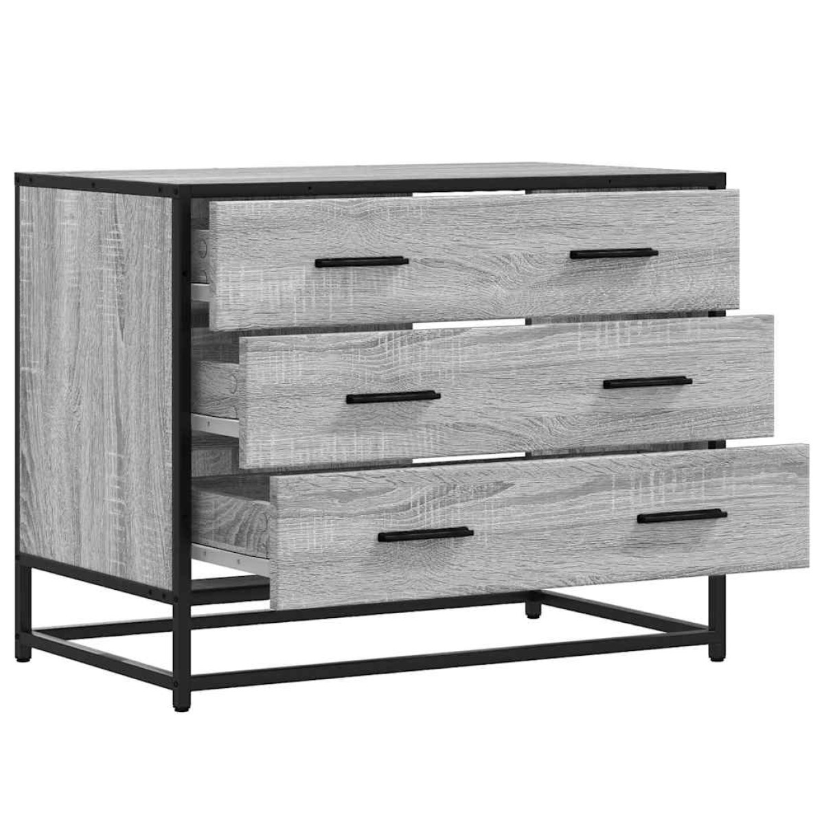 vidaXL Ντουλάπι συρταριών Γκρι Sonoma 70x41x56 cm Ξύλινη κατασκευή