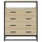 vidaXL Συρταριέρα Sonoma Δρυς 70x41x83,5 εκ. από Επεξεργασμένο Ξύλο