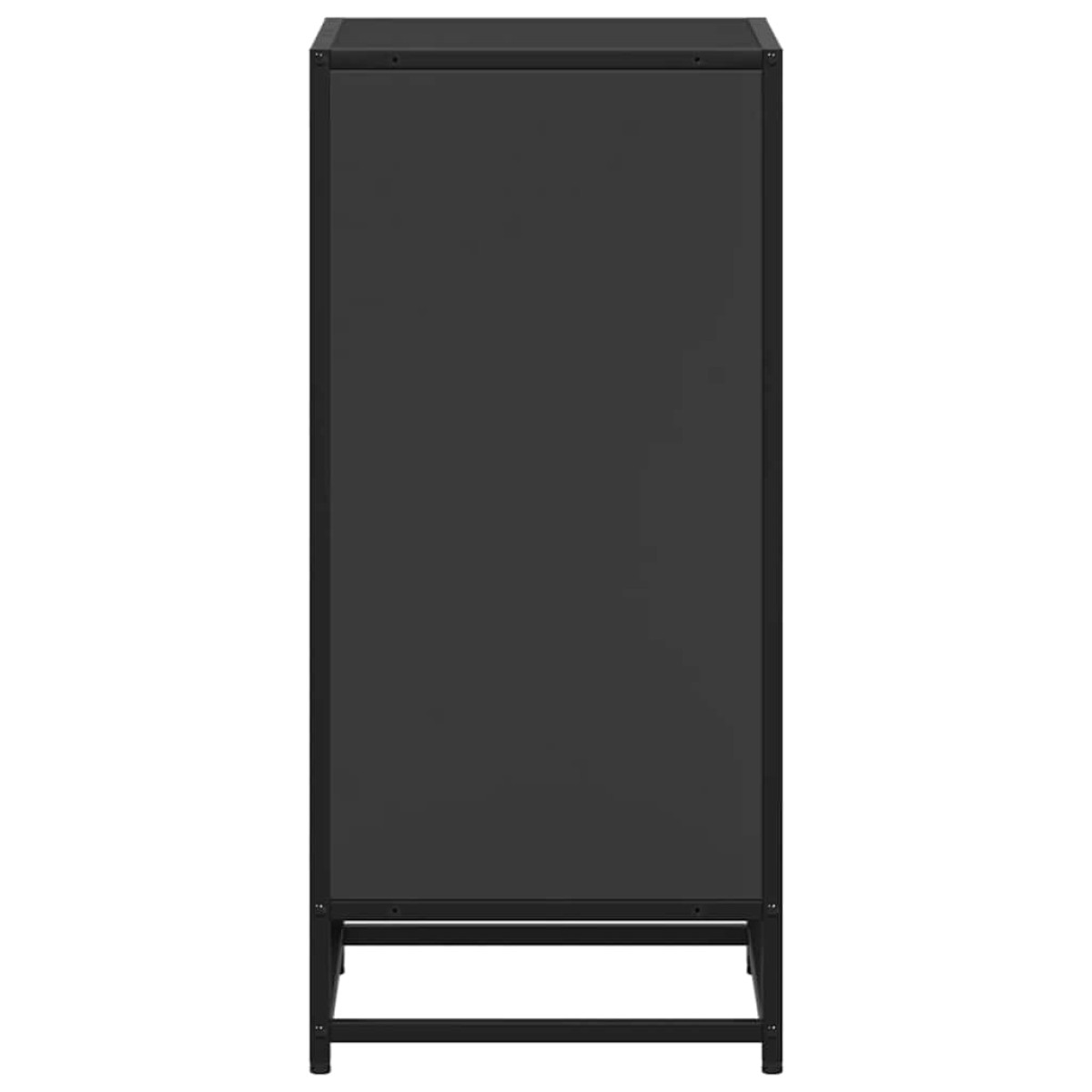 ντουλάπι βιβλίων vidaXL Μαύρο 40x35x76 cm Κατασκευασμένο ξύλο
