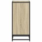 vidaXL Ντουλάπι βιβλίων Sonoma Oak 40x35x76 cm Κατασκευασμένο ξύλο