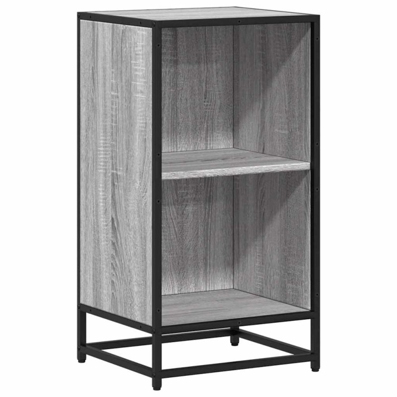 ντουλάπι βιβλίων vidaXL Γκρι Sonoma 40x35x76 cm Κατασκευασμένο ξύλο