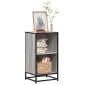 ντουλάπι βιβλίων vidaXL Γκρι Sonoma 40x35x76 cm Κατασκευασμένο ξύλο