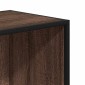 vidaXL Ντουλάπι βιβλίων καφέ δρυς 40x35x76 cm Ξύλινο μηχανουργικό ξύλο