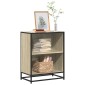 vidaXL Ντουλάπι βιβλίων Sonoma Oak 60x35x76 cm Κατασκευασμένο ξύλο