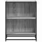 ντουλάπι βιβλίων vidaXL Γκρι Sonoma 60x35x76 cm Κατασκευασμένο ξύλο