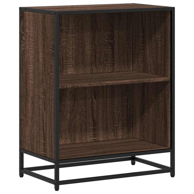 vidaXL Ντουλάπι βιβλίων καφέ δρυς 60x35x76 cm Ξύλινο μηχανουργικό ξύλο