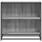 vidaXL Βιβλιοθήκη Γκρι Sonoma 80,5x35x76 εκ. από Επεξεργασμένο Ξύλο