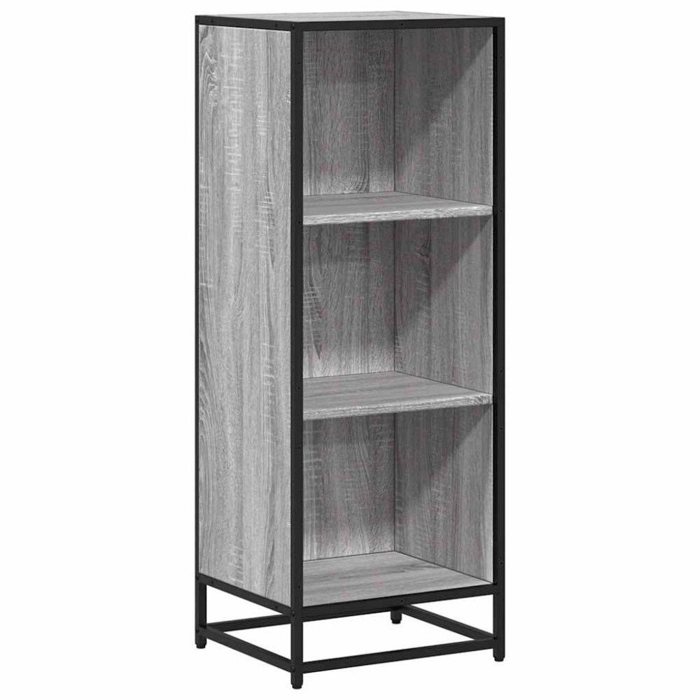 vidaXL Ντουλάπι βιβλίων Γκρι Sonoma 40x35x107,5 cm Κατασκευασμένο ξύλο
