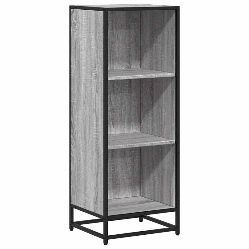 vidaXL Ντουλάπι βιβλίων Γκρι Sonoma 40x35x107,5 cm Κατασκευασμένο ξύλο