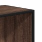 vidaXL Ντουλάπι βιβλίων καφέ δρυς 40x35x107,5 cm Κατασκευασμένο ξύλο