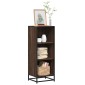 vidaXL Ντουλάπι βιβλίων καφέ δρυς 40x35x107,5 cm Κατασκευασμένο ξύλο