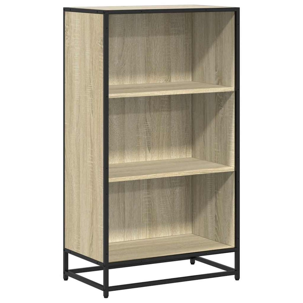 vidaXL Ντουλάπι βιβλίων Sonoma Oak 60x35x107,5 cm Κατασκευασμένο ξύλο