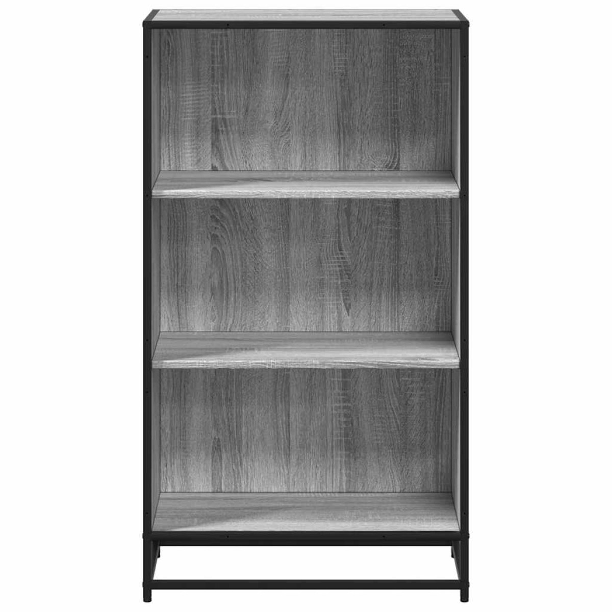 vidaXL Ντουλάπι βιβλίων Γκρι Sonoma 60x35x107,5 cm Κατασκευασμένο ξύλο