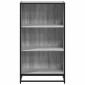 vidaXL Ντουλάπι βιβλίων Γκρι Sonoma 60x35x107,5 cm Κατασκευασμένο ξύλο