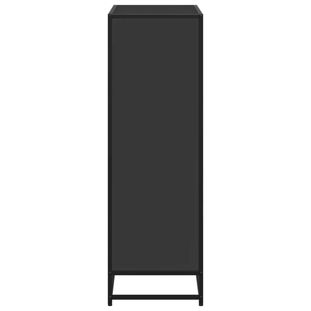 vidaXL Βιβλιοθήκη Μαύρο 80,5x35x107,5 εκ. από Επεξεργασμένο Ξύλο