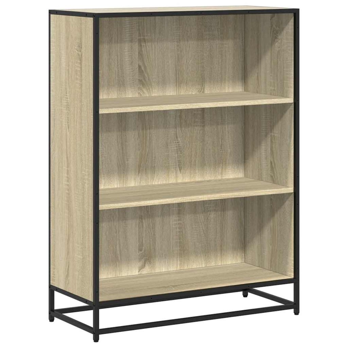 vidaXL Βιβλιοθήκη Χρώμα Sonoma Δρυς 80,5x35x107,5 εκ. Μοριοσανίδα