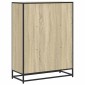 vidaXL Βιβλιοθήκη Χρώμα Sonoma Δρυς 80,5x35x107,5 εκ. Μοριοσανίδα