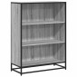 vidaXL Βιβλιοθήκη Γκρι sonoma 80,5x35x107,5 εκ. Επεξεργασμένο Ξύλο