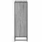 vidaXL Βιβλιοθήκη Γκρι sonoma 80,5x35x107,5 εκ. Επεξεργασμένο Ξύλο