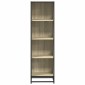 vidaXL Βιβλιοθήκη Χρώμα sonoma Δρυς 40x35x139 εκ. Μοριοσανίδα