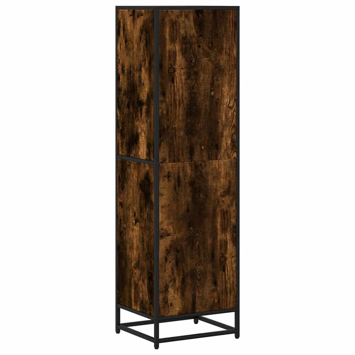 vidaXL Βιβλιοθήκη Καπνιστή Δρυς 40x35x139 εκ. από Επεξεργασμένο Ξύλο